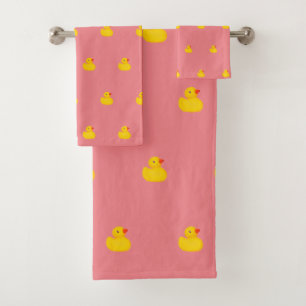 Baby & Toddler Rubber Ducky Bath Towel Set
