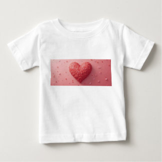 Baby Tops & T-Shirts    Pink poster heart shirt
