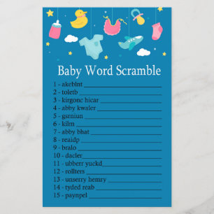 Baby toys Baby word scramble game