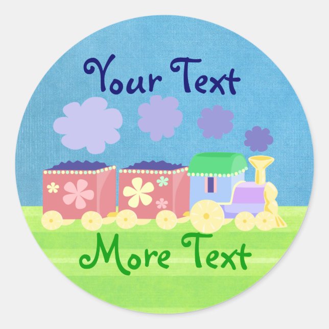 Baby Train Stickers (Front)