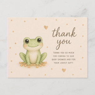 Baby Treefrog Baby Shower Thank You Postcard