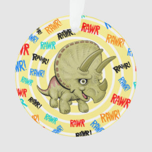 Baby Triceratops Ornament