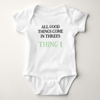 Baby Triplets, Funny Triplets Gift Idea, Neutral Bodysuit