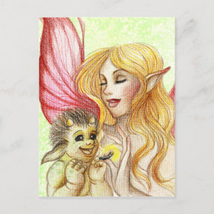 Baby Troll Postcard