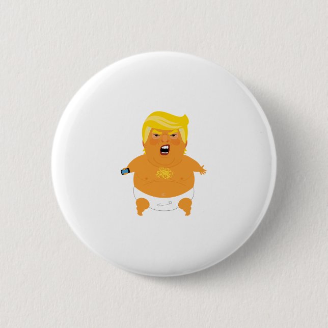 Baby Trump 2 Inch Round Button (Front)