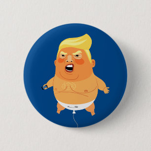 Baby Trump Balloon Funny 2 Inch Round Button