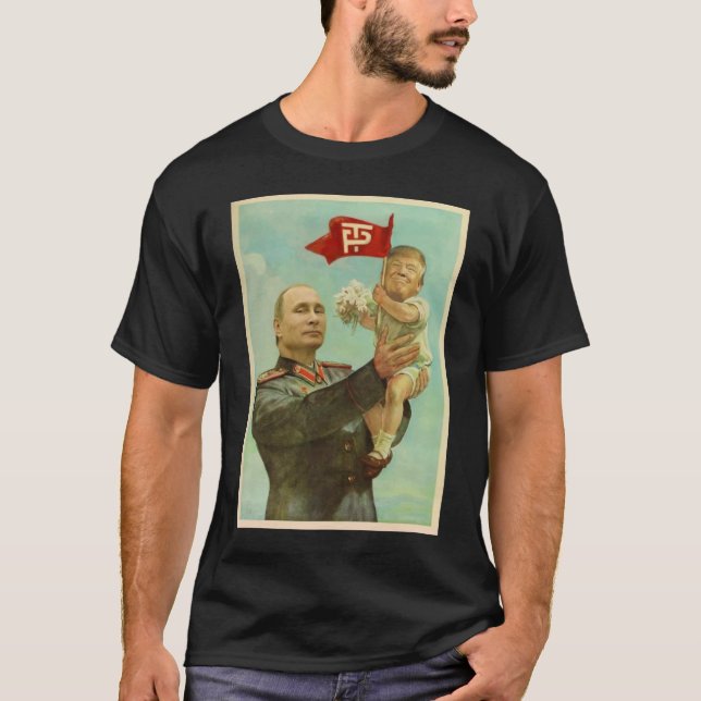 Baby Trump Russia Putin Poster T-Shirt (Front)