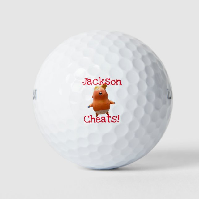 Baby Trump Speaks Golf Balls (Front)