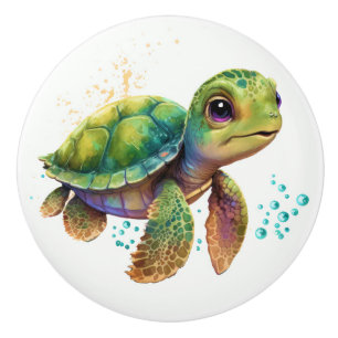 Baby Turtle Beach Nautical Drawer Knobs