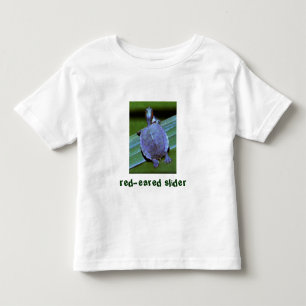 baby turtle, red-eared slider toddler t-shirt