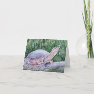 Baby Turtle Thank You Card