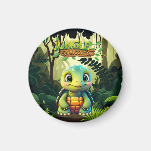 Baby Turtle, Tortoise Safari Woodland Wildlife 🐢 Magnet