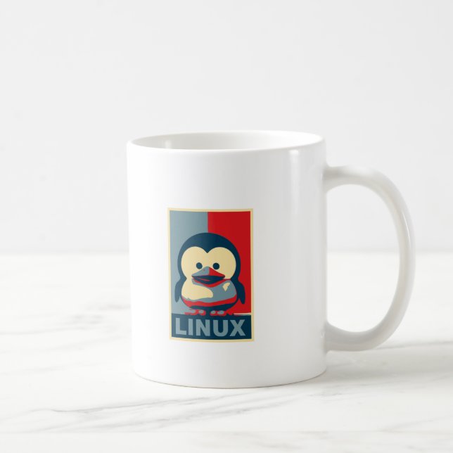 Baby Tux Linux Coffee Mug (Right)
