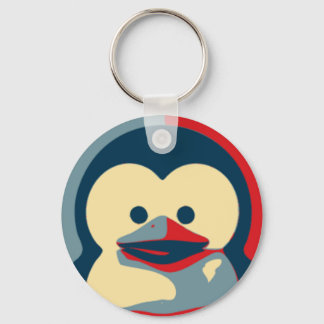 Baby Tux Linux Keychain