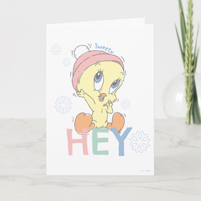 Baby TWEETY™ Hey Snow Card (Front)