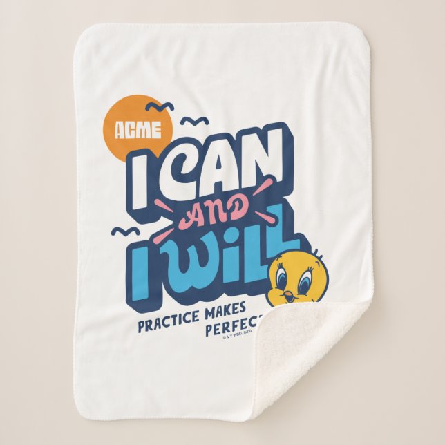 Baby TWEETY™ - I Can And I Will Sherpa Blanket (Front)