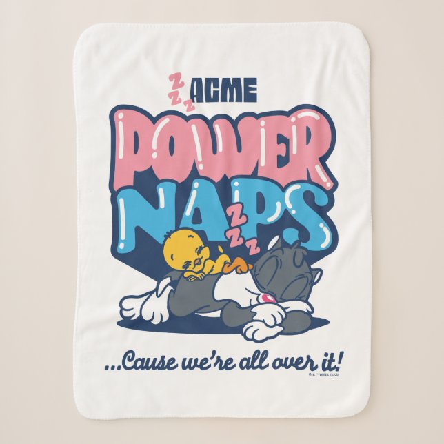 Baby TWEETY™ & SYLVESTER™ Power Naps Sherpa Blanket (Front)