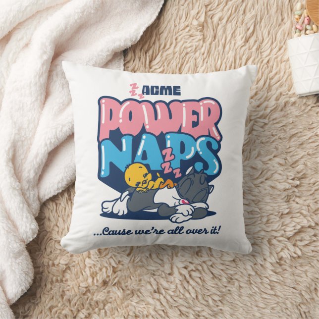 Baby TWEETY™ & SYLVESTER™ Power Naps Throw Pillow (Blanket)