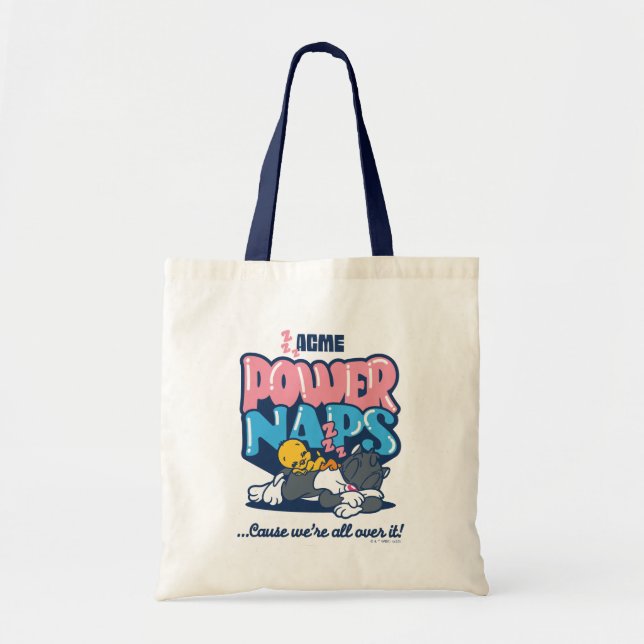 Baby TWEETY™ & SYLVESTER™ Power Naps Tote Bag (Front)