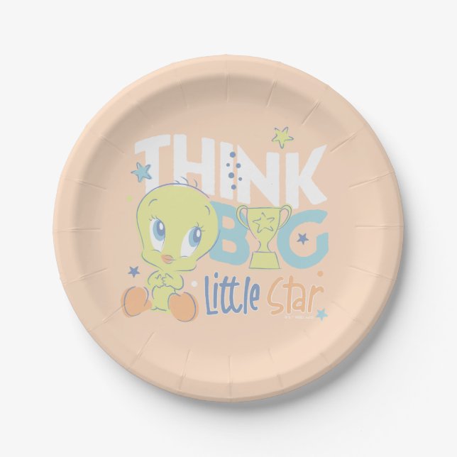 Baby TWEETY™ - Think Big Little Star Paper Plate (Front)