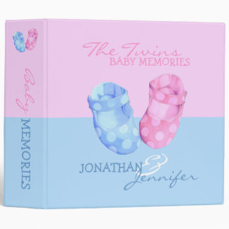 Baby Twins Booties Binder