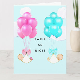 Baby Twins Card
