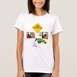 Baby Under Construction Cute Expecting Mother Tee