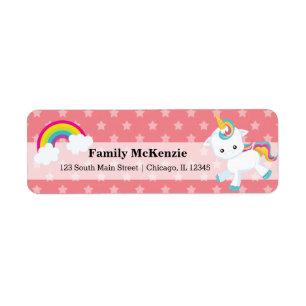 Baby Unicorn * CHOISISSEZ votre couleur arrière - 