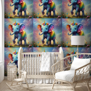 Baby Unicorn Elephant, Wallpaper