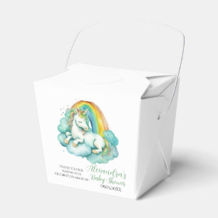 Baby Unicorn Gender Neutral Baby Shower Favor Box