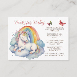 Baby Unicorn Girl Books for Baby Enclosure Card