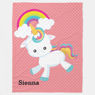 Baby Unicorn (Large) Fleece Blanket