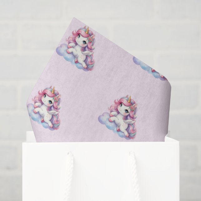 Baby Unicorn Tissue Paper (Gift Bag)