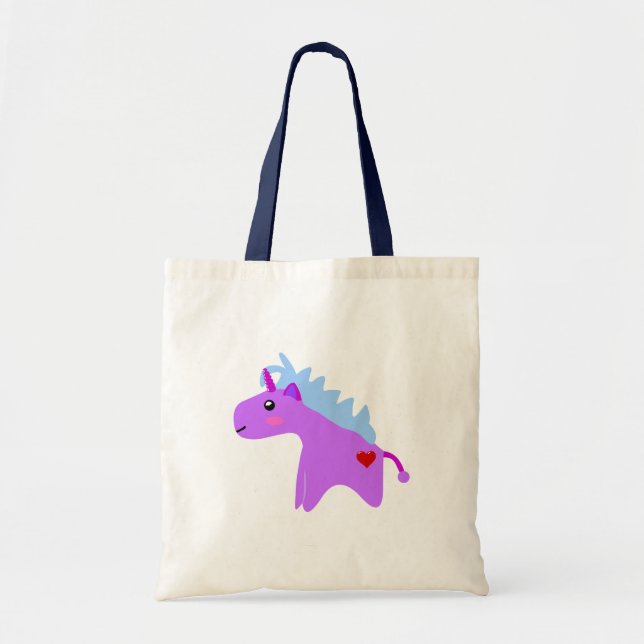 Baby Unicorn Tote Bag (Front)