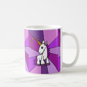 Baby Unicorn with Golden Horn Art Coffee Mug