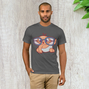 Baby Wearing Big Glasses Mens T-Shirt