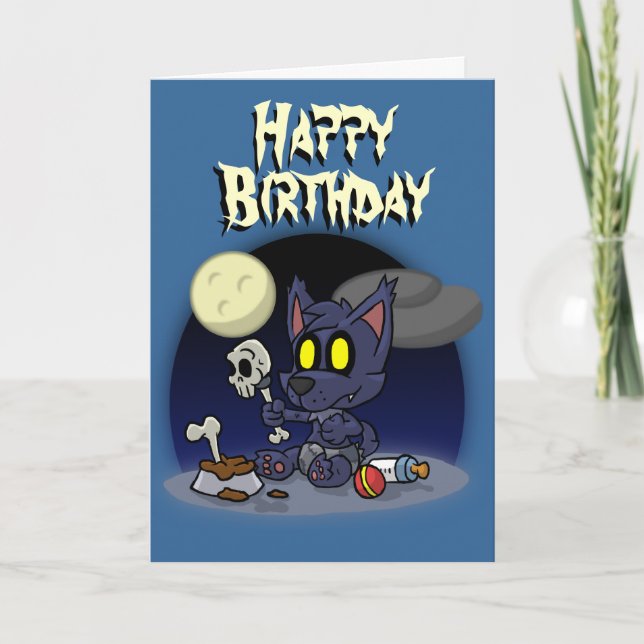 Baby Werewolf Card (Front)