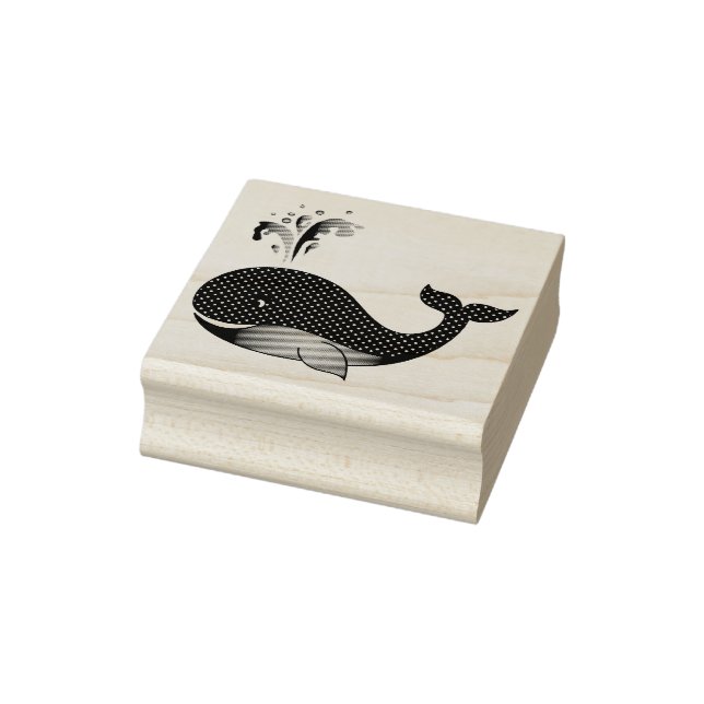 Baby Whale Rubber Stamp (Stamp)