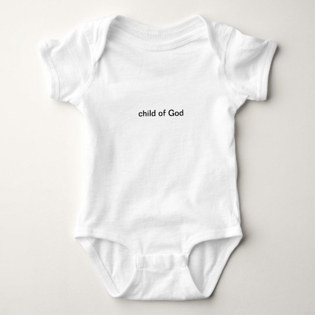 baby white bodysuit  (Front)