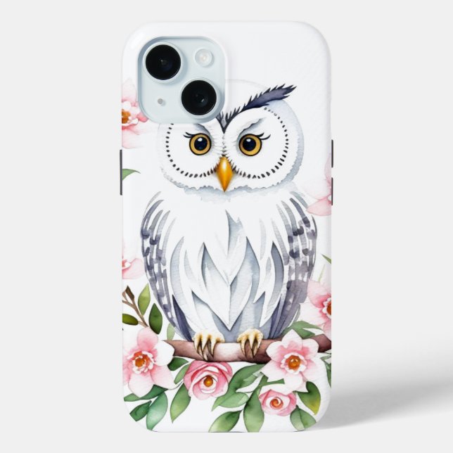 Baby White Owl  Case-Mate iPhone Case (Back)