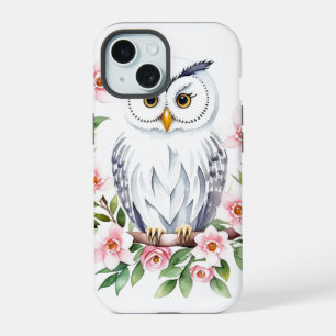 Baby White Owl iPhone 15 Case