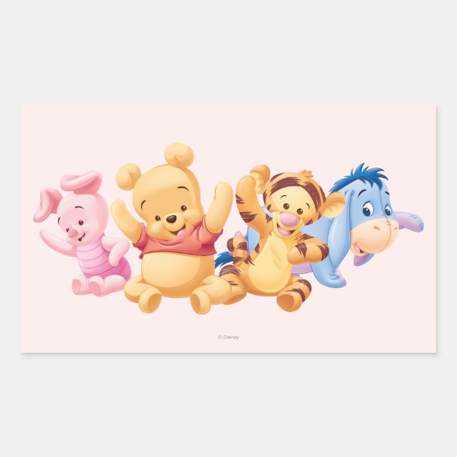 Baby Winnie the Pooh & Friends Sticker (Front)