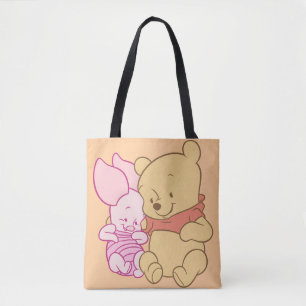 Baby Winnie the Pooh & Piglet Hugging Tote Bag
