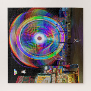 Baby With Helium Balloons Jigsaw Puzzle