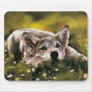 Baby Wolf Mousepad