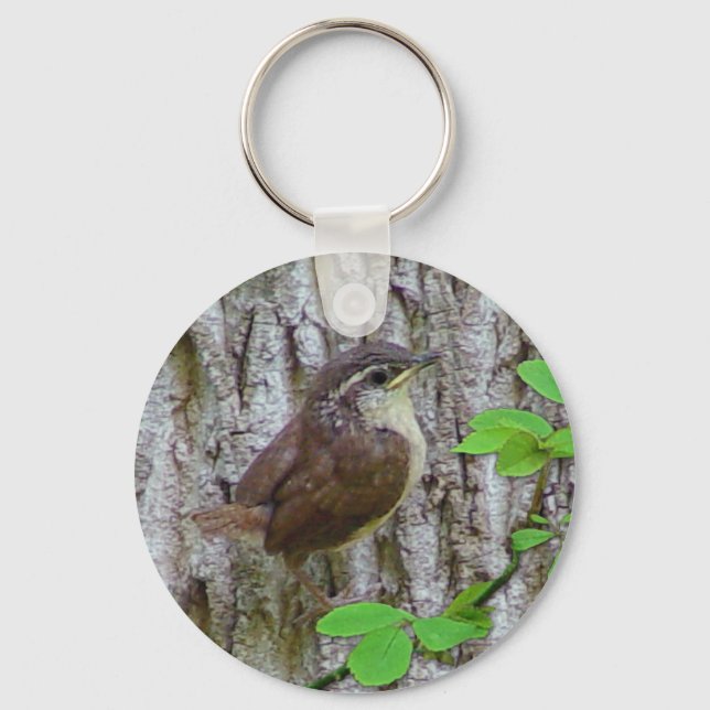 Baby Wren Keychain (Front)