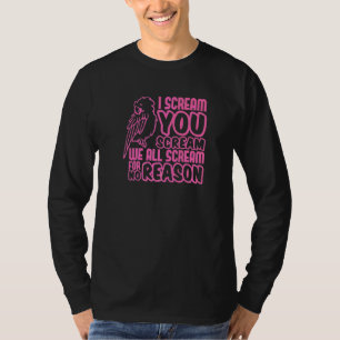 Baby Yellow Cockatiel I Scream You Scream Cockat T-Shirt