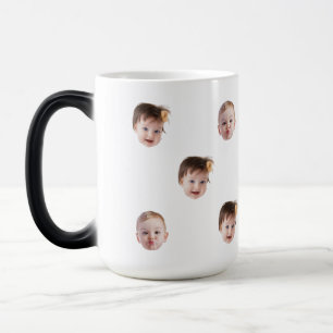 Baby Your Dogs Your Husband's Face Funny Gift Idea Magic Mug