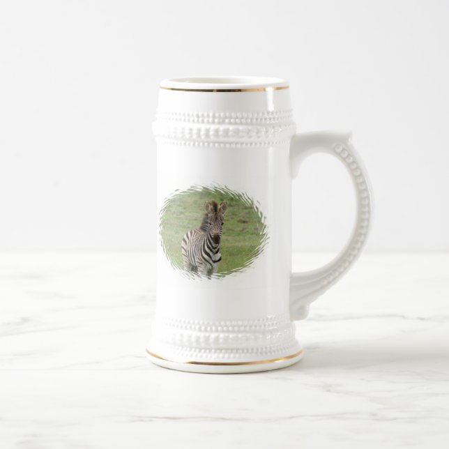 Baby Zebra Beer Stein (Right)