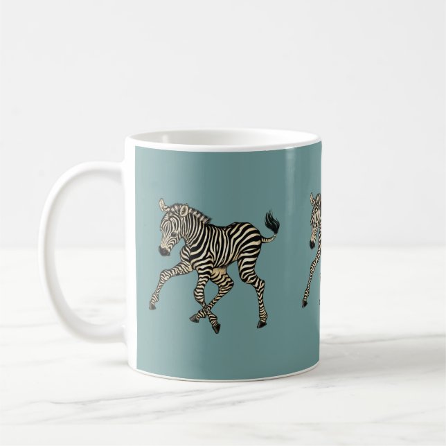baby zebra coffee mug (Left)